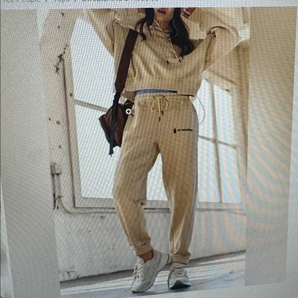 FP Movement by Free People Cream Loungewear Set